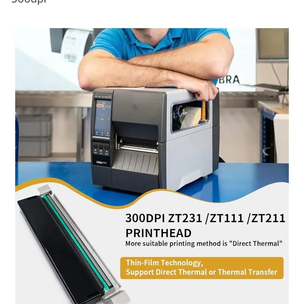 P1123335-013 Printhead for Zebra ZT231 ZT211 ZT111 Thermal Barcode Printer